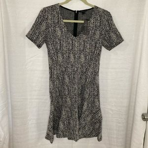 Harringbone Drop Waist Dress